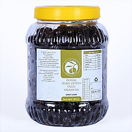 MİLAS YÖRESİ DOĞAL SALAMURA YAĞLI SİYAH ZEYTİN 1KG