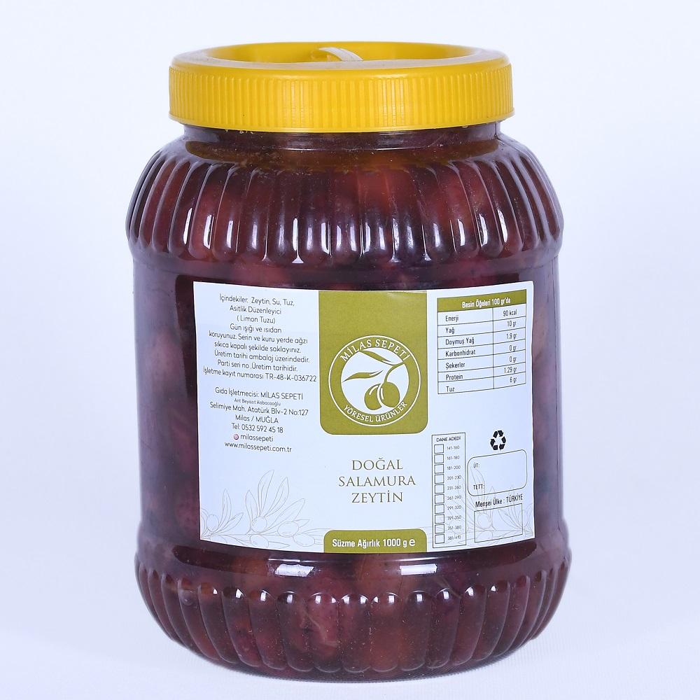 MİLAS YÖRESİ DOĞAL SALAMURA ÇİZİK AL YANAK ZEYTİN 1KG